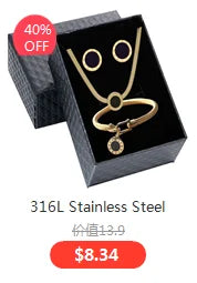 316L Stainless Steel Whip Chain Green Shell White Shell Butterfly Pendant Bracelet Necklace Girl's Wedding Jewelry Set