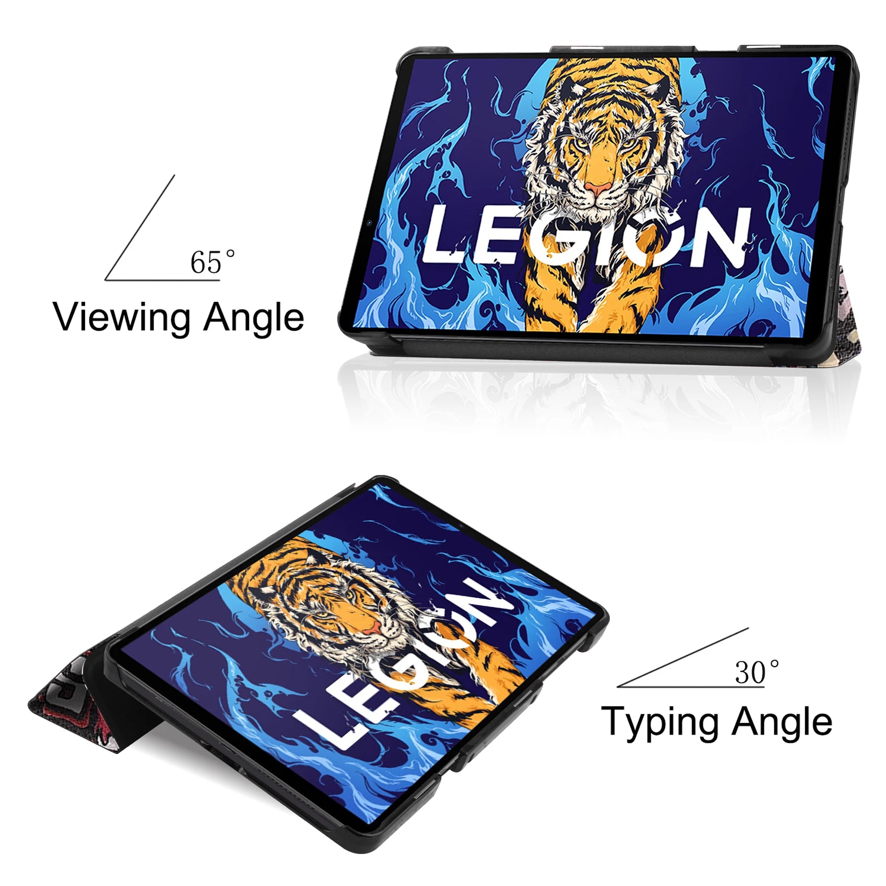 Case For Lenovo Y700 Flip PU Leather Hard PC Back Magnetic Shell for Lenovo Legion Y700 2022 8.8 inch Tablet Gaming Kids Cover