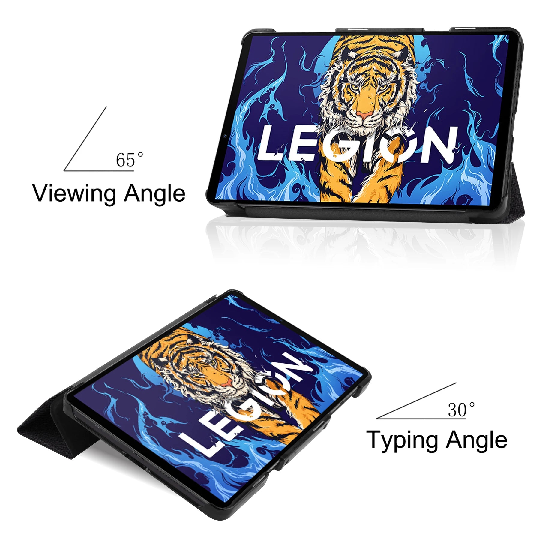 Case For Lenovo Y700 Flip PU Leather Hard PC Back Magnetic Shell for Lenovo Legion Y700 2022 8.8 inch Tablet Gaming Kids Cover