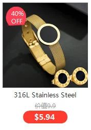 316L Stainless Steel Whip Chain Green Shell White Shell Butterfly Pendant Bracelet Necklace Girl's Wedding Jewelry Set