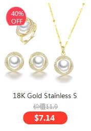 316L Stainless Steel Whip Chain Green Shell White Shell Butterfly Pendant Bracelet Necklace Girl's Wedding Jewelry Set
