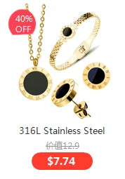 316L Stainless Steel Whip Chain Green Shell White Shell Butterfly Pendant Bracelet Necklace Girl's Wedding Jewelry Set