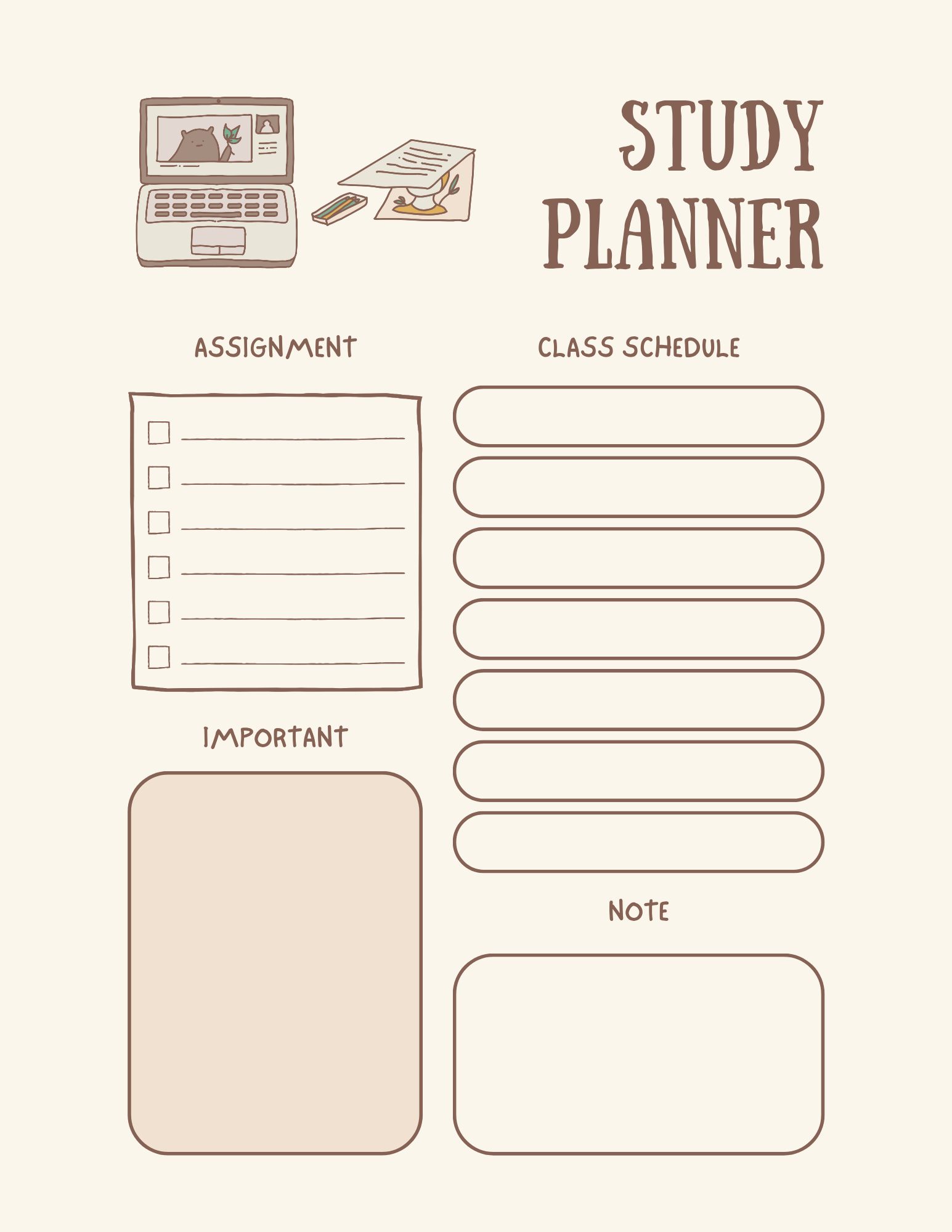 Digital Daily Planner