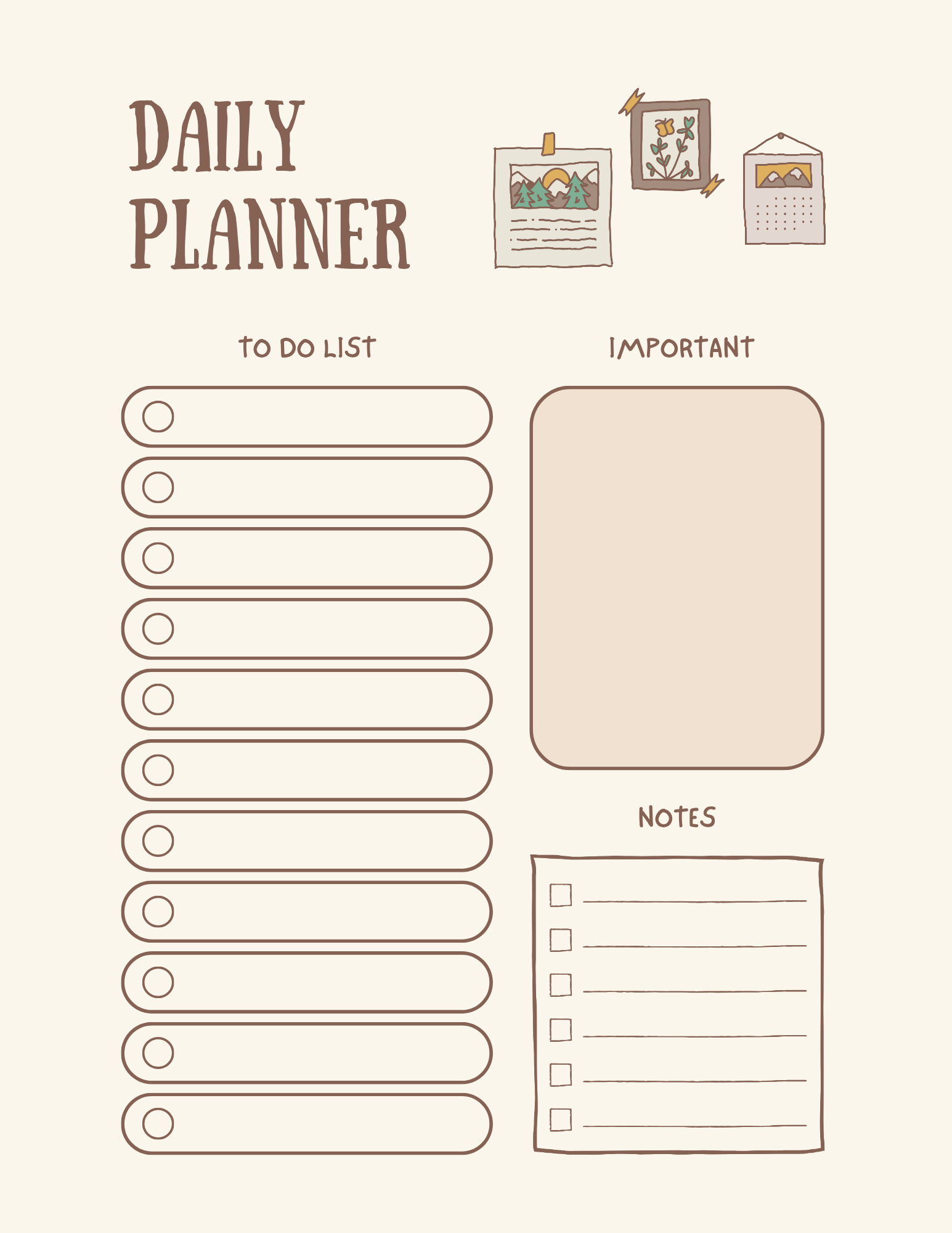 Digital Daily Planner
